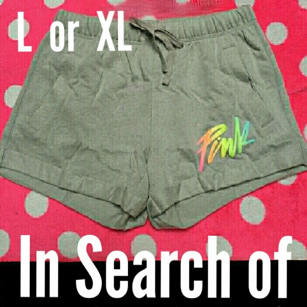 ISO Victoria's Secret PINK ombre rainbow shorts - Picture 1 of 1